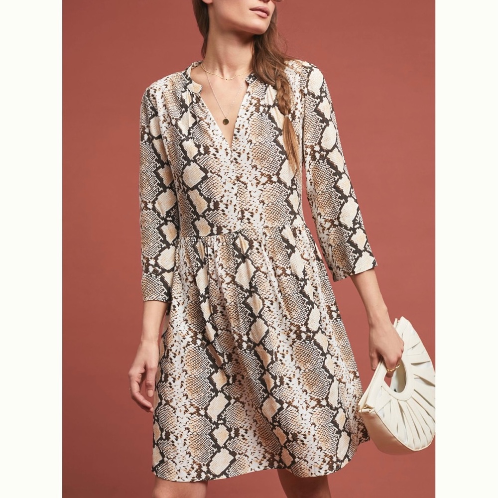 Anthropologie Maeve Juno printed dress